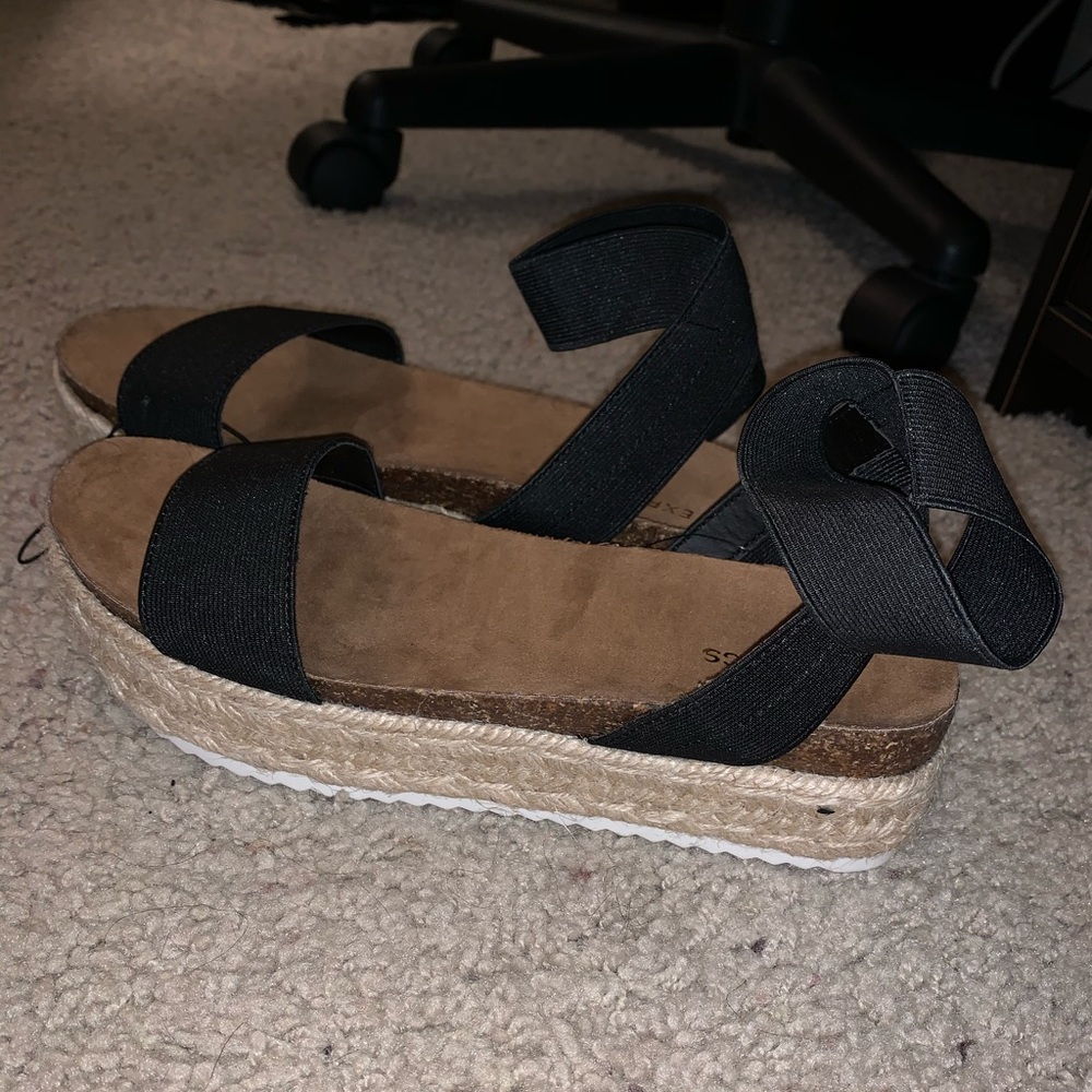 Express platform sandals